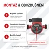 AVANSA 25-4/180 oběhové čerpadlo pro topení 230 V – DN25 Náhled obrázku produktu 6
