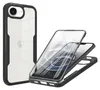 A clear product shot of a phone case, with the phone inside, presented in a way that highlights its protective features. Produktbild-Vorschau