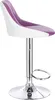 Barová židle - Fialová Imitace kůže - Ergonomická s Náhled obrázku produktu 2