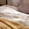 HOMLA Pościel FERN bawełniana w kwiaty 160x200 + 2*70x80 cm Podgląd zdjęcia produktu 8