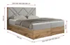 Boxspringbett 200x200 mit Bettkasten, Polsterbett 200x200 Produktbild-Vorschau 6