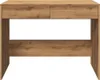 A front view of a wooden desk with two drawers. Anteprima dell’immagine prodotto