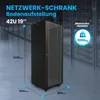 Extralink Rackmount-Schrank 42U 800x1000 Black stehend, Produktbild-Vorschau 3