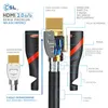 Kabel CSL 8k HDMI 2.1, 4K Ultra HD, UHD, Full HD, 3D, ARC, Podgląd zdjęcia produktu 4