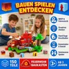 Magnetische Bausteine Feuerwehr 150 Teile | Produktbild-Vorschau 4