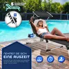tillvex® Leżak z daszkiem i poduszką pod głowę czarny - Podgląd zdjęcia produktu 6