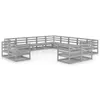 The Living Store 13-tlg. Garten-Lounge-Set Massivholz Produktbild-Vorschau 3