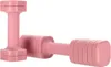 Two pink dumbbells are shown against a white background. Náhľad obrázku produktu