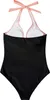 Damen Badeanzug Einteiler Push Up Shaping Pink S Produktbild-Vorschau 4