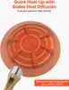 A diagram illustrating heat diffusion in a pan, with text overlays describing its features. Náhľad obrázku produktu
