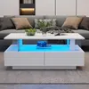 Stolik kawowy Merax LED 100x50cm z aplikacją i pilotem, Podgląd zdjęcia produktu 8