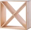 KADAX Weinregal aus Holz, 52 x 25.5 x 52 cm, Natürlich, 1 Produktbild-Vorschau 16
