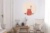 MuchoWow® Rundes Wandbild - Runde Bilder Frau - Wein - Produktbild-Vorschau 4