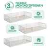 CADANI Teso Bodenbett 90x200 cm weiß Kinderbett, bis 200 kg Produktbild-Vorschau 3