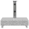 vidaXL Schirmständer Hellgrau 45x25x8,3 cm Granit Produktbild-Vorschau 5