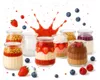 20 contenitori per dessert, capacità 150 ml, in vetro a Anteprima dell’immagine prodotto 3