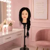 Mannequin tête à coiffer professionnel cheveux naturels 55 Voir les images du produit 5