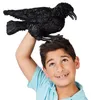 Folkmanis Handpuppe Krähe schwarz 28 cm Plüschkrähe Produktbild-Vorschau 4