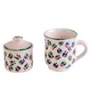 Tasse mit Schmetterlings-Motiv, ca. 10 cm Höhe, ca. 9 cm Produktbild-Vorschau 2