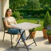 BRUBAKER Gartentisch Lugano - 58 x 58 cm Balkontisch Produktbild-Vorschau 9