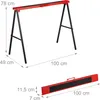 Relaxdays Arbeitsbock, 2er Set, klappbar, 100 kg, HxBxT: 78 Produktbild-Vorschau 4