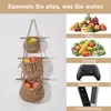 Hängender Obst organizer, abnehmbarer Wandkorb für Obst und Produktbild-Vorschau 2