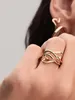 PANDORA Essence Creolen für Damen, IP Gold, Herzform Produktbild-Vorschau 8