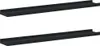 vidaXL Baguettes à tableaux 2 pcs. noir 80x9x3 cm MDF Voir les images du produit 5
