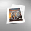 Poster - Poster ohne Rahmen - Tiger weiß Rock Produktbild-Vorschau 3