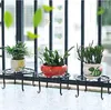 2er Set Blumenhocker Metall Pflanzenständer, Rund Blumen Produktbild-Vorschau 2