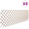 vidaXL Clôture en osier 5 pcs 180x90 cm Voir les images du produit 5