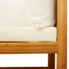 Gartensofa ohne Armlehnen mit Kissen Holz Akazie & Rattan Produktbild-Vorschau 9
