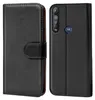 A black flip case for a Motorola phone, shown from the front and back. Produktbild-Vorschau