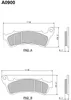 NISSIN 2024/10 KH388 Premium semi-metalen remblokken (ECE Productafbeelding-voorbeeld 1
