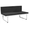 vidaXL 5-tlg. Garten-Lounge-Set Textilene Aluminium Schwarz Produktbild-Vorschau 7
