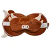 Relaxeazzz Plüsch Highland Coo Kuh Reisekissen & Produktbild-Vorschau 9