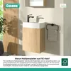 Gäste-WC Waschbecken mit Unterschrank – 46 cm breites Produktbild-Vorschau 7