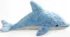A plush toy dolphin lying on a white background. Náhľad obrázku produktu