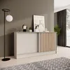 BEAUTYSOFA | Kommode HORIZON 160 cm Kaschmir, Artisan mit Produktbild-Vorschau 1
