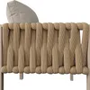 Gartenmöbelset - Beige - Ecksofa & Glastisch - verzinktes Produktbild-Vorschau 7
