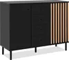 finori Monza 01B Kommode, schwarz / Nachbildung Artisan Oak Produktbild-Vorschau 11