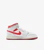 Nike Air Jordan 1 Mid SE "White Dune Red", Weiß/Rot, Größe: Produktbild-Vorschau 3
