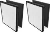 Two sets of air purifier filters are shown against a white background. Each set contains a HEPA filter and an activated carbon filter. Produktbild-Vorschau