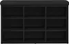 vidaXL Schoenenkast, zwart, eikenlook, 82 x 32 x 50 cm, Productafbeelding-voorbeeld 5