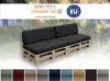 Palettenkissen, Palletenpolster, Gartenkissen, PFBG (2X Set Produktbild-Vorschau 2