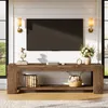 Mobile TV in legno massello, 140 cm, con 2 ripiani, ideale Anteprima dell’immagine prodotto 7