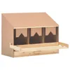 vidaXL 3-osobowe gniazdo 72x33x54 cm lite drewno sosnowe Podgląd zdjęcia produktu 10