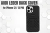 Custodia Audi in vera pelle per iPhone 13 Pro (nero) Anteprima dell’immagine prodotto 6