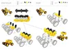 Mechanická 61 dieliková stavebnica Korbo Náhľad obrázku produktu 4