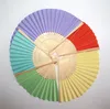 411, 1 Stk. Hand- Deko-Fächer Hochzeitsfächer Papier gelb Produktbild-Vorschau 2